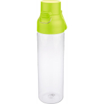 Transparante tritan fles met gekleurde dop en kliksluiting 750 ml kleur limoen groen zevende weergave
