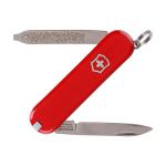 Victorinox roestvrijstalen sleutelhangerzakmes met 6 functies kleur rood tweede weergave