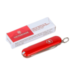 Victorinox roestvrijstalen sleutelhangerzakmes met 6 functies kleur rood derde weergave
