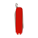 Victorinox roestvrijstalen sleutelhangerzakmes met 6 functies kleur rood vierde weergave