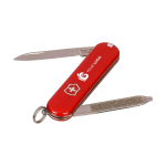 Victorinox roestvrijstalen sleutelhangerzakmes met 6 functies kleur rood zevende weergave