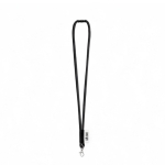 Effen polyamide buislanyard voor sublimatie, gemaakt in Europa met afdrukgebied