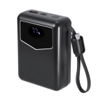 Powerbank met ingebouwde kabels en laaddisplay 20.000mAh