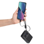 Powerbank met ingebouwde kabels en laaddisplay 20.000mAh