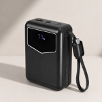 Powerbank met ingebouwde kabels en laaddisplay 20.000mAh