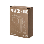 Powerbank met ingebouwde kabels en laaddisplay 20.000mAh