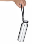 Thermosfles van gerecycled RVS met gevlochten riem 480ml