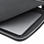 Gewatteerde polyester laptophoes met antidiefstalvak 15''