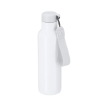 Fles van gerecycled roestvrij staal, ideaal voor sublimatie 750ml kleur wit  negende weergave