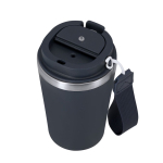Gerecyclede thermosbeker met lekvrije sluiting en handvat 350ml