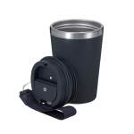 Gerecyclede thermosbeker met lekvrije sluiting en handvat 350ml