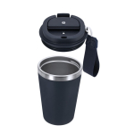 Gerecyclede thermosbeker met lekvrije sluiting en handvat 350ml