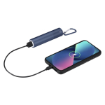 Gerecyclede aluminium powerbank met uitneembare batterij 2.200mAh
