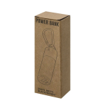 Gerecyclede aluminium powerbank met uitneembare batterij 2.200mAh