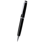 Aluminium draaipen met PU-etui en blauwe inkt