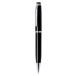 Aluminium draaipen met PU-etui en blauwe inkt