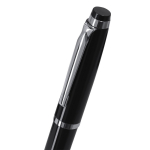 Aluminium draaipen met PU-etui en blauwe inkt