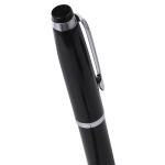 Aluminium draaipen met PU-etui en blauwe inkt