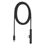 USB-C-oplaadkabel van gerecycled plastic met telefoonhouder 60W