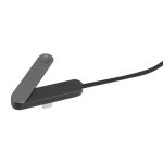 USB-C-oplaadkabel van gerecycled plastic met telefoonhouder 60W