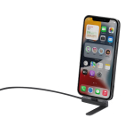 USB-C-oplaadkabel van gerecycled plastic met telefoonhouder 60W