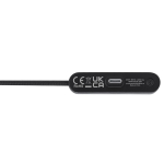USB-C-oplaadkabel van gerecycled plastic met telefoonhouder 60W