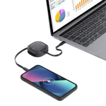 Uittrekbare USB-C-oplaadkabel van gerecycled materiaal 120cm 60W
