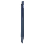 Pen van gerecycled aluminium met metallic details en blauwe inkt