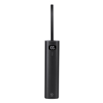 Powerbank van gerecycled aluminium met vaste USB-C-kabel 5.000mAh