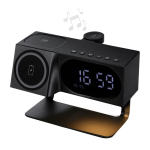 Draadloos laadstation met luidspreker en digitale klok 1.200mAh