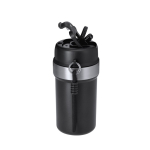 Thermosbeker van gerecycled RVS met handvat en rietje 490ml