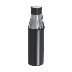 Thermosfles van gerecycled roestvrij staal met handgreep 500ml kleur zwart  negende weergave
