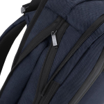 Uitbreidbare rugzak van polyester en PU voor laptop tot 15''