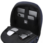 Uitbreidbare rugzak van polyester en PU voor laptop tot 15''
