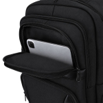 Gewatteerde rugzak van polyester en PU voor 15''-laptop 27L