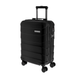 Reistrolley met getextureerde harde schaal en TSA-slot 40L kleur zwart  negende weergave