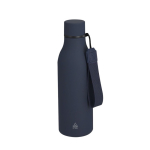 Thermosfles van gerecycled RVS met rubberen afwerking 480ml