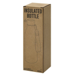 Thermosfles van gerecycled RVS met rubberen afwerking 480ml