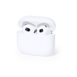 Gerecyclede draadloze oordopjes 5.3 met touchbediening 300mAh kleur wit  negende weergave