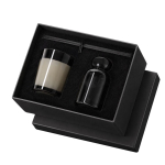 Glazen geurset met diffuser van 120ml en geurkaars