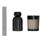 Glazen geurset met diffuser van 120ml en geurkaars