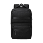 Polyester laptoprugzak met antidiefstalvak 20L 15'' kleur zwart  negende weergave