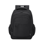 Gewatteerde RPET-laptoprugzak met trolleyband 15'' kleur zwart  negende weergave