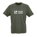 Unisex T-shirt van biologisch katoen met geribde kraag 140 g/m² hoofdweergave