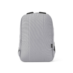 Lichte rugzak van gerecycled plastic, gewatteerd laptopvak 15,6” kleur grijs tweede weergave