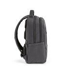 Waterbestendige laptoprugzak 17'' van gerecycled plastic kleur donkergrijs derde weergave