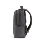 Waterbestendige laptoprugzak 17'' van gerecycled plastic kleur donkergrijs vierde weergave