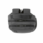Waterbestendige laptoprugzak 17'' van gerecycled plastic kleur donkergrijs vijfde weergave