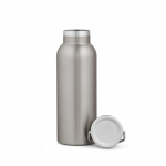 Thermosfles van gerecycled RVS met matte afwerking 530 ml kleur zilver tweede vooraanzicht