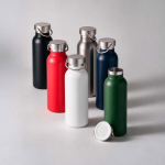Thermosfles van gerecycled RVS met matte afwerking 530 ml